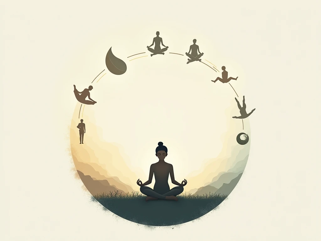 Pause button inspired graphic for mindful breaks